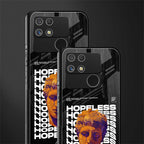 hopeless greek back phone cover | glass case for realme narzo 50a