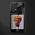 hopeless greek back phone cover | glass case for samsung galaxy a73 5g