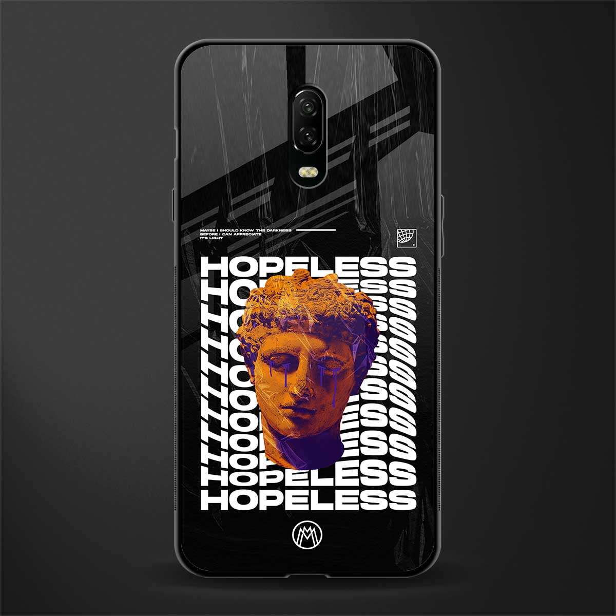 hopeless greek glass case for oneplus 6t image