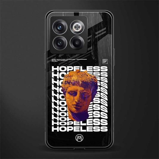 hopeless greek back phone cover | glass case for oneplus 10t