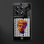 hopeless greek back phone cover | glass case for oneplus 11r