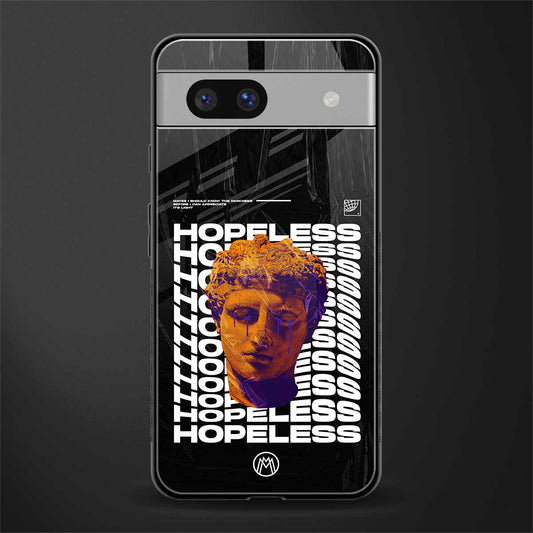 hopeless greek back phone cover | glass case for Google Pixel 7A