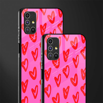 hot pink soul glass case for samsung galaxy m51 image-2