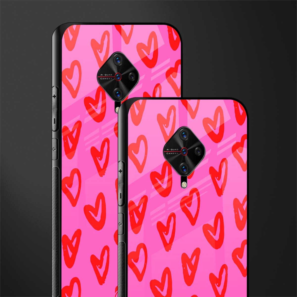 hot pink soul glass case for vivo s1 pro image-2