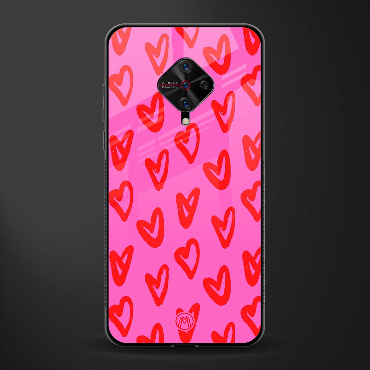 hot pink soul glass case for vivo s1 pro image