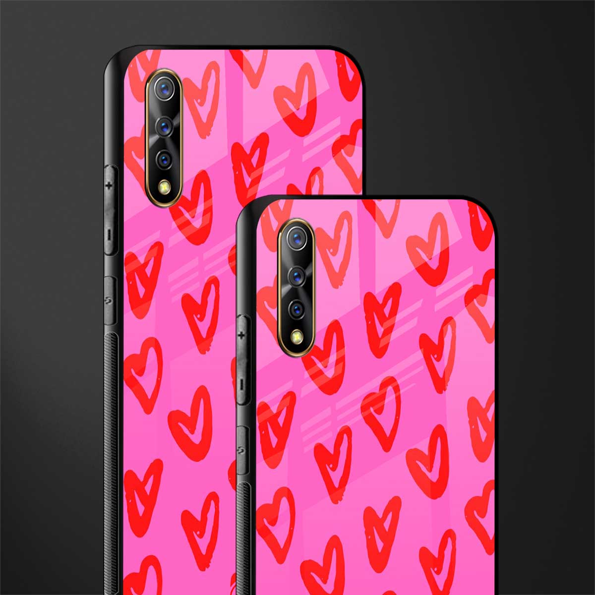 hot pink soul glass case for vivo z1x image-2