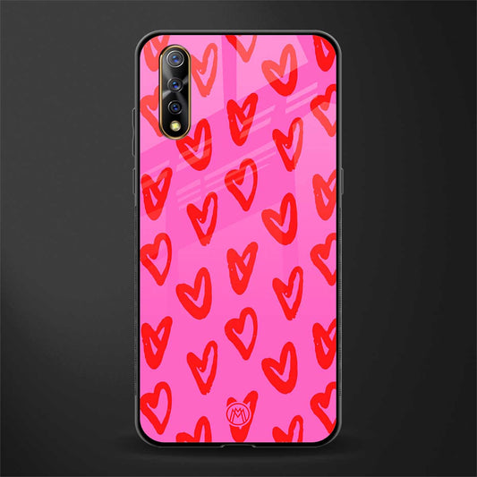 hot pink soul glass case for vivo s1 image