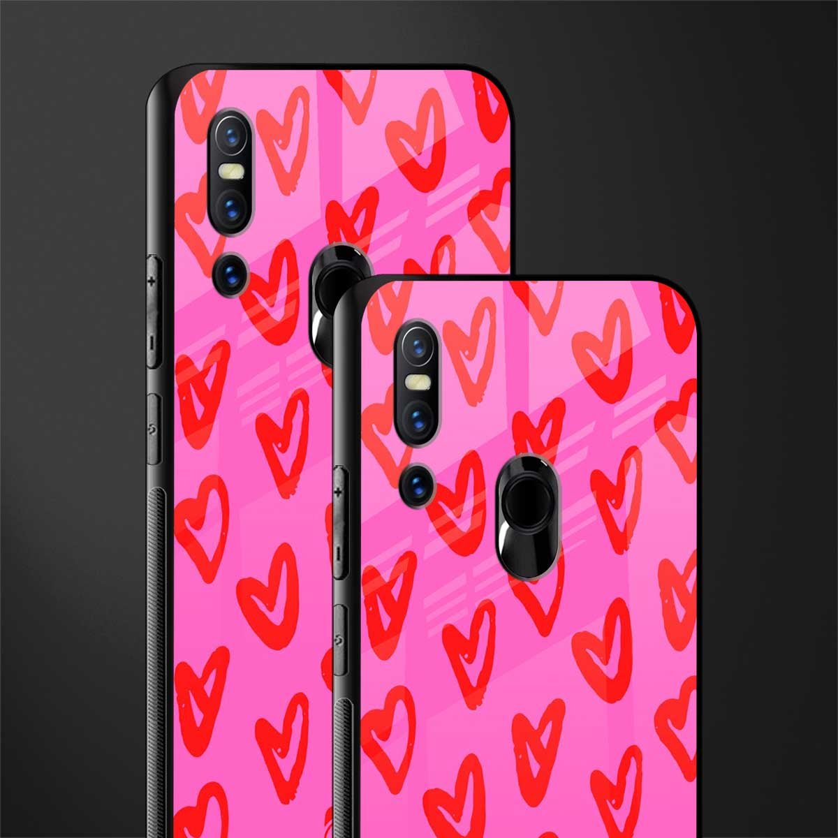 hot pink soul glass case for vivo v15 image-2