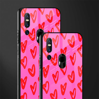 hot pink soul glass case for vivo v15 image-2
