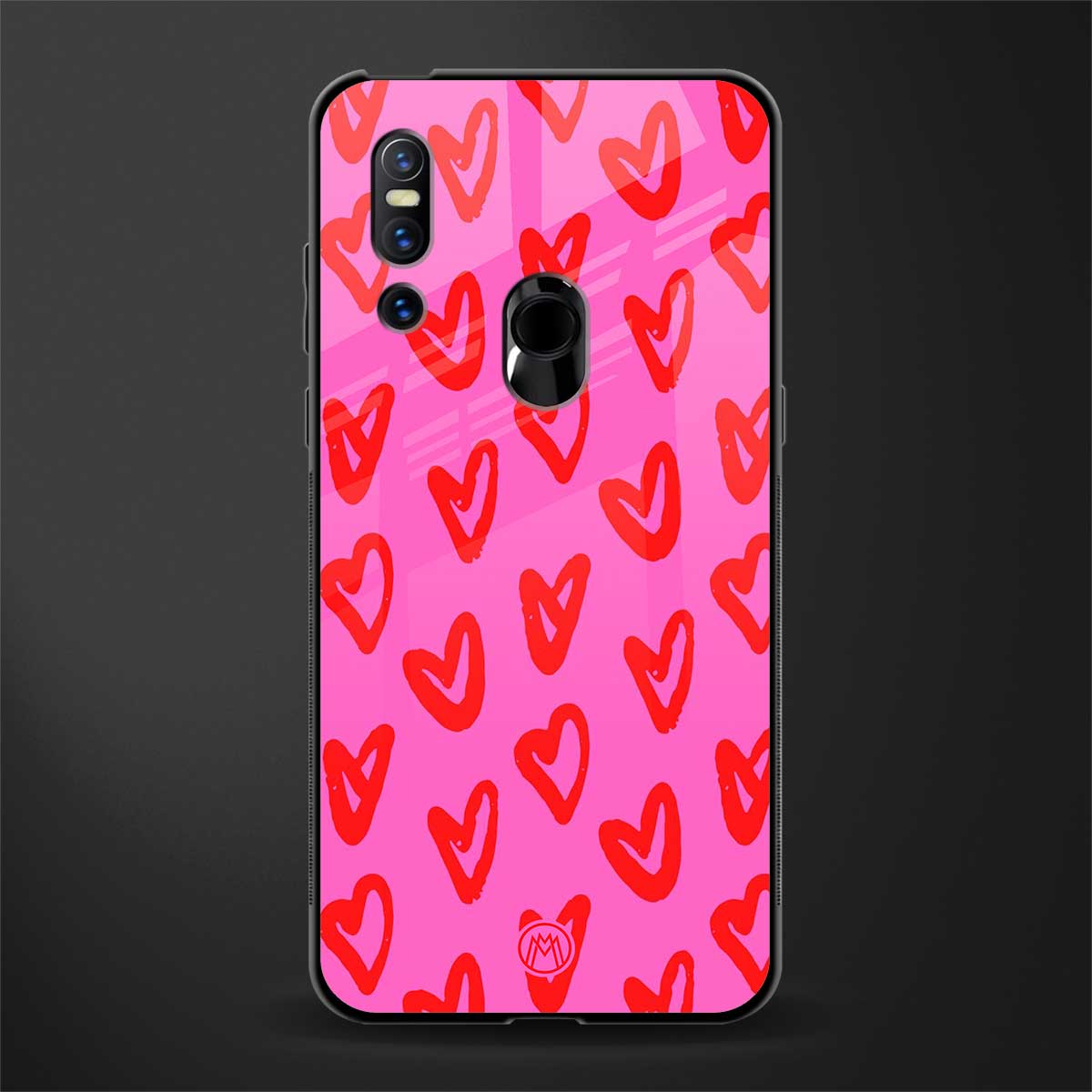 hot pink soul glass case for vivo v15 image