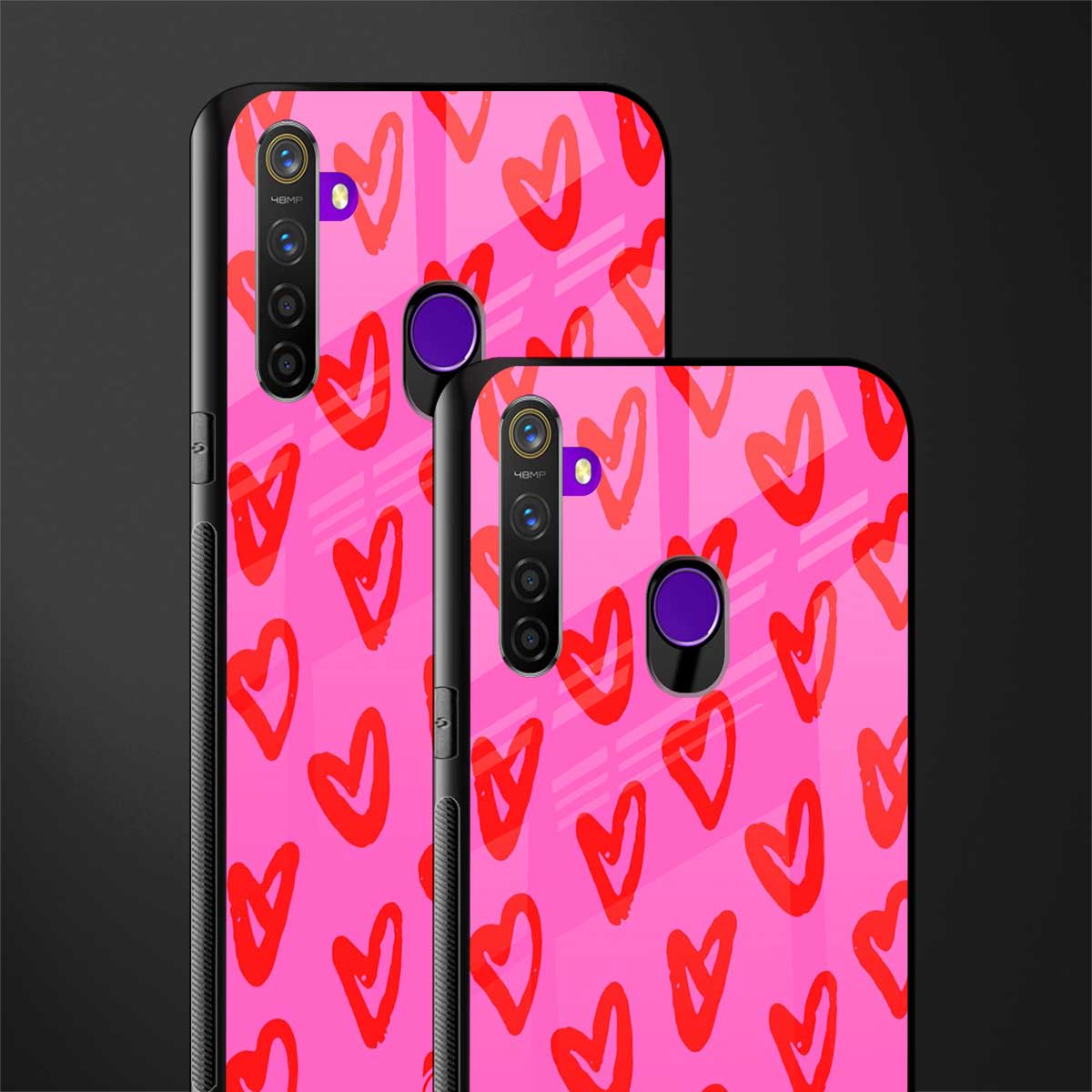 hot pink soul glass case for realme 5s image-2