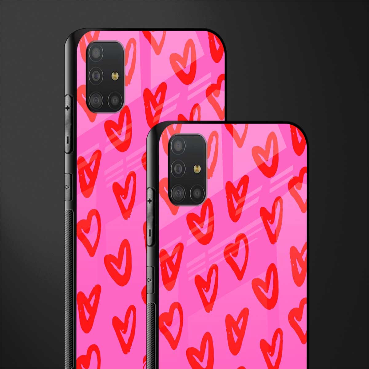 hot pink soul glass case for samsung galaxy a51 image-2