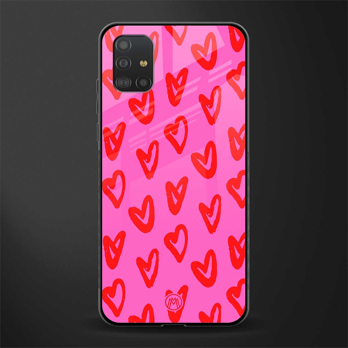 hot pink soul glass case for samsung galaxy a51 image