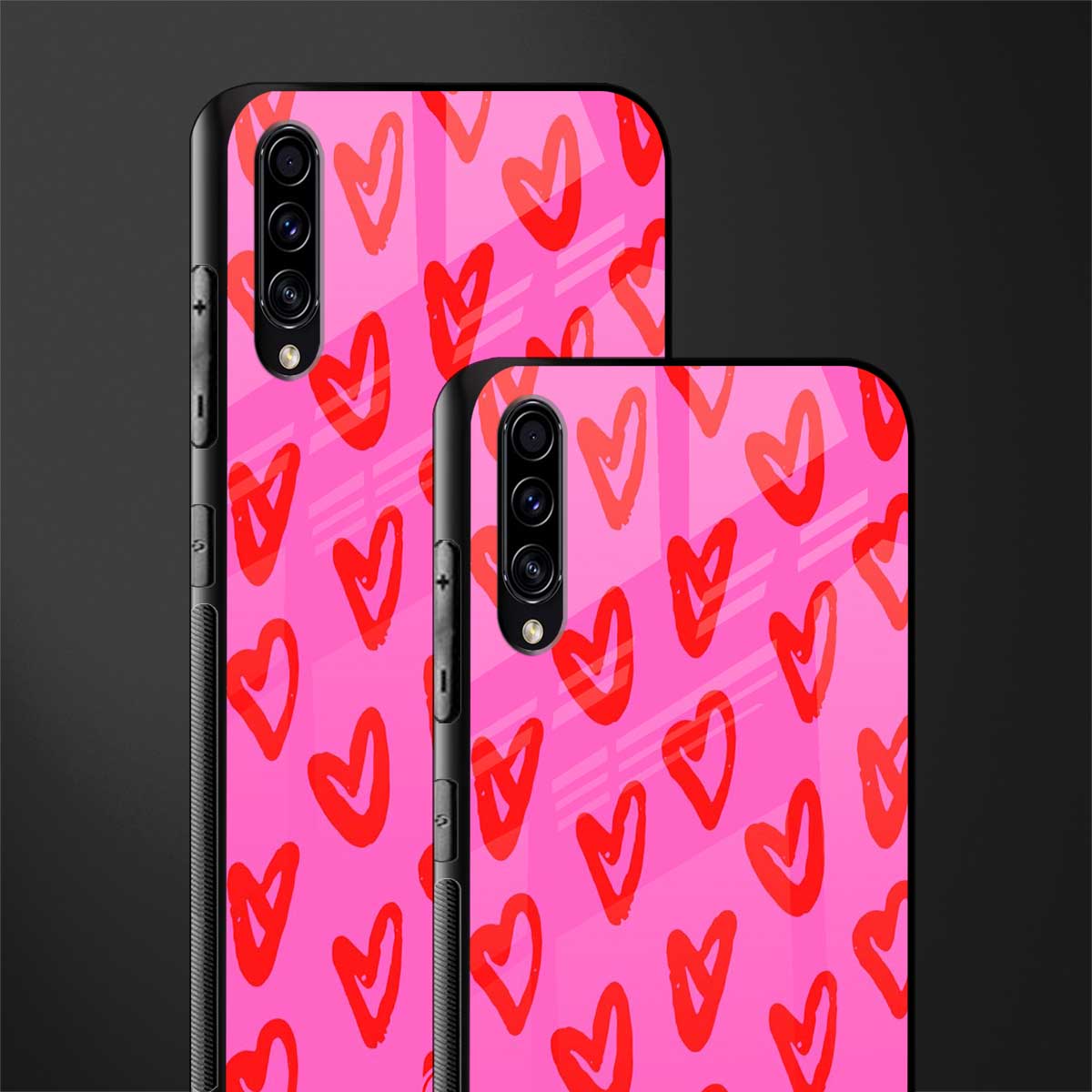 hot pink soul glass case for samsung galaxy a50 image-2