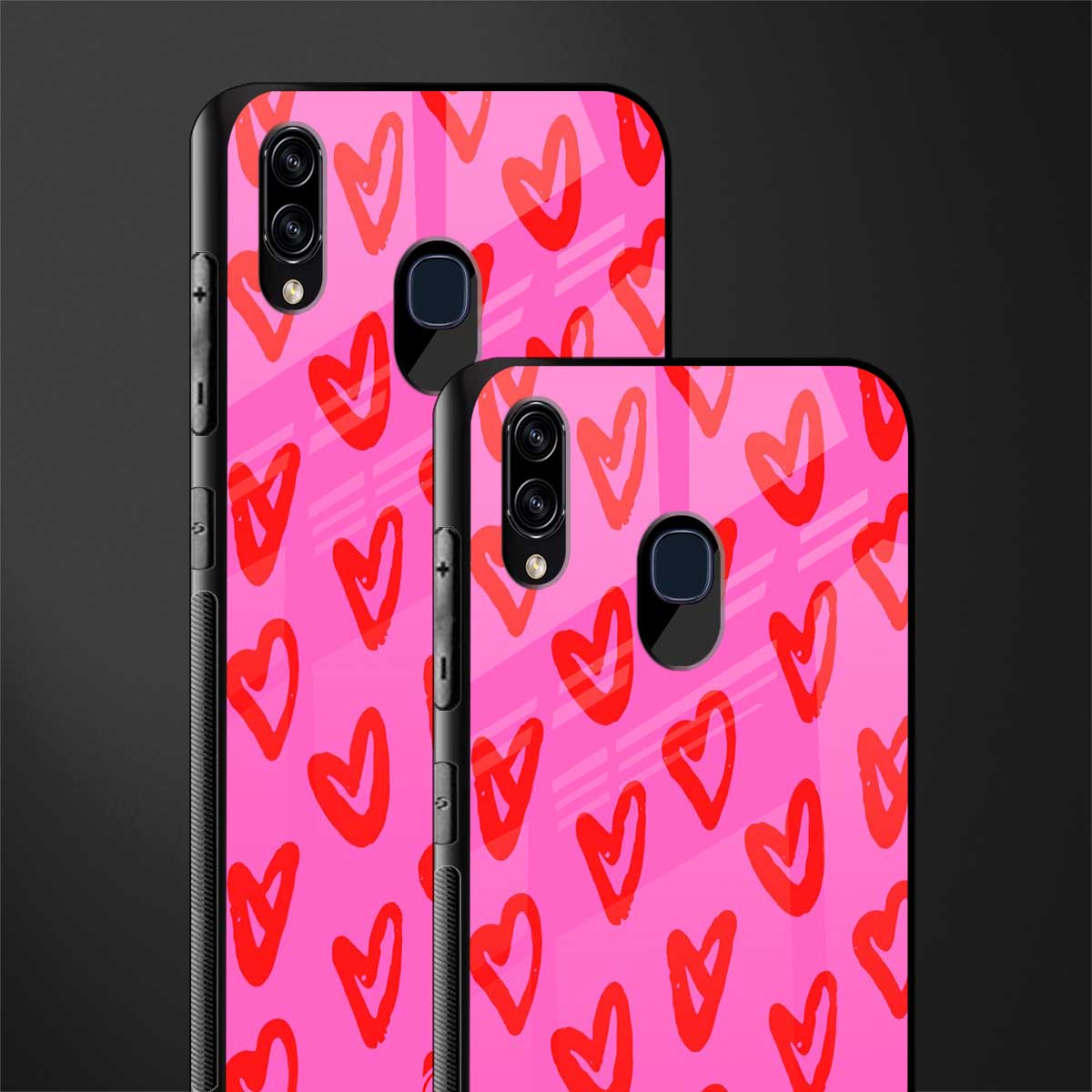 hot pink soul glass case for samsung galaxy a30 image-2