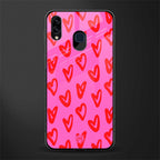 hot pink soul glass case for samsung galaxy a20 image