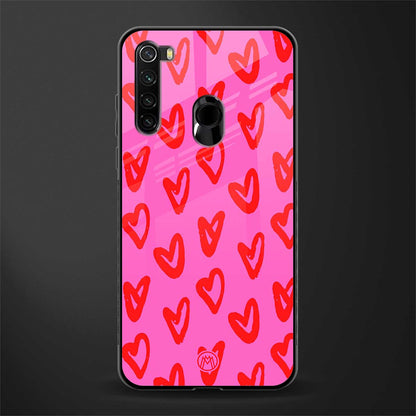 hot pink soul glass case for redmi note 8 image