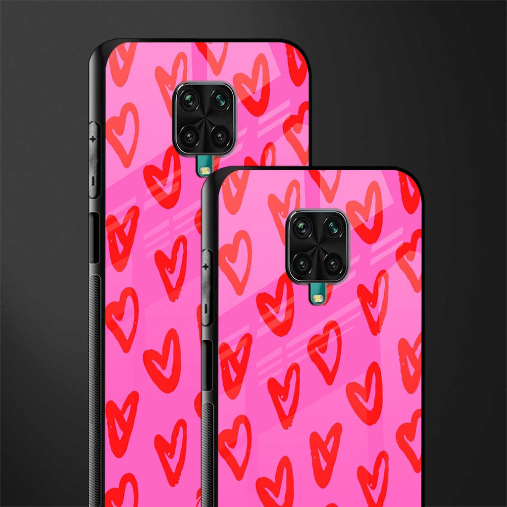 hot pink soul glass case for redmi note 9 pro image-2