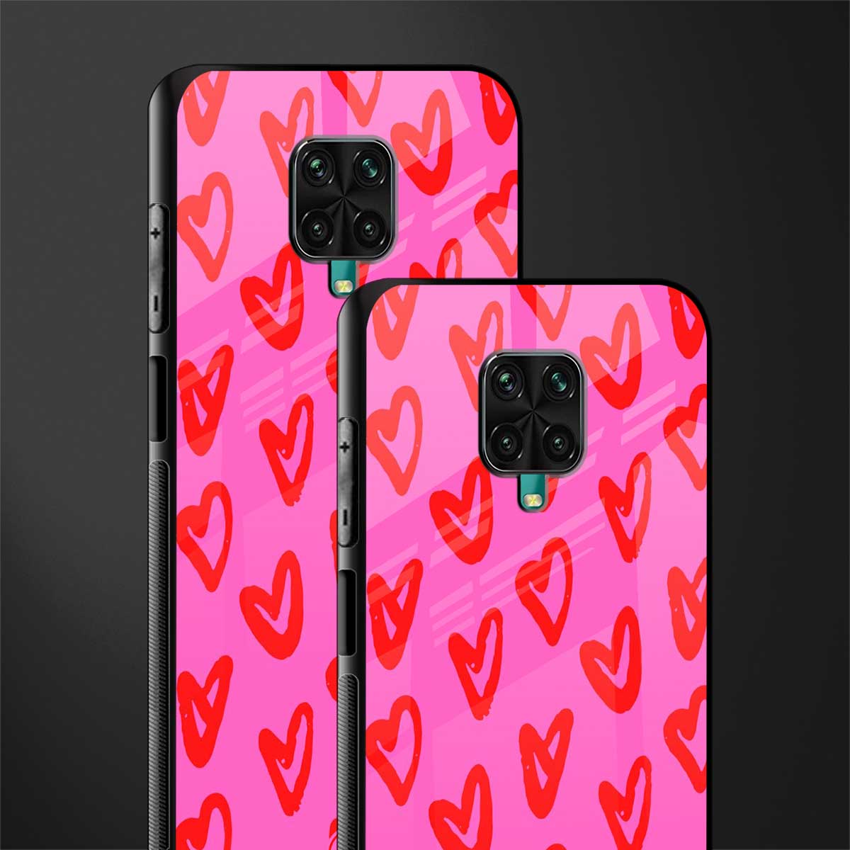 hot pink soul glass case for redmi note 9 pro image-2