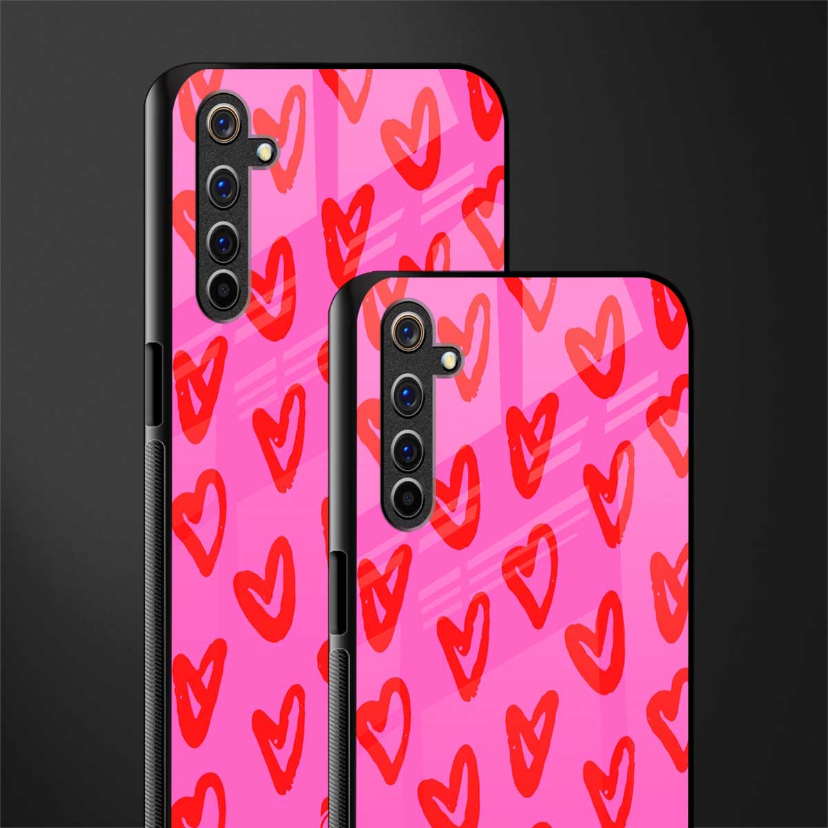 hot pink soul glass case for realme 6 pro image-2