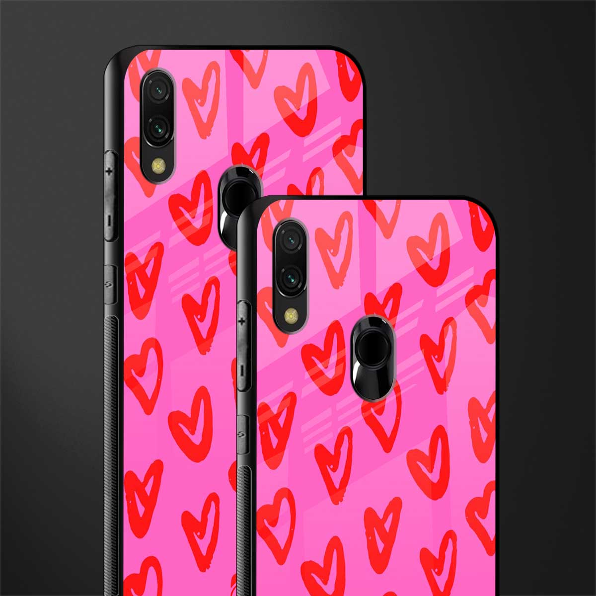 hot pink soul glass case for redmi 7redmi y3 image-2
