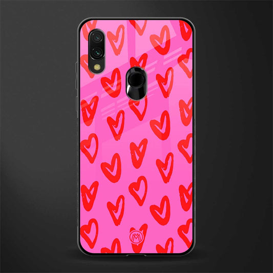hot pink soul glass case for redmi 7redmi y3 image