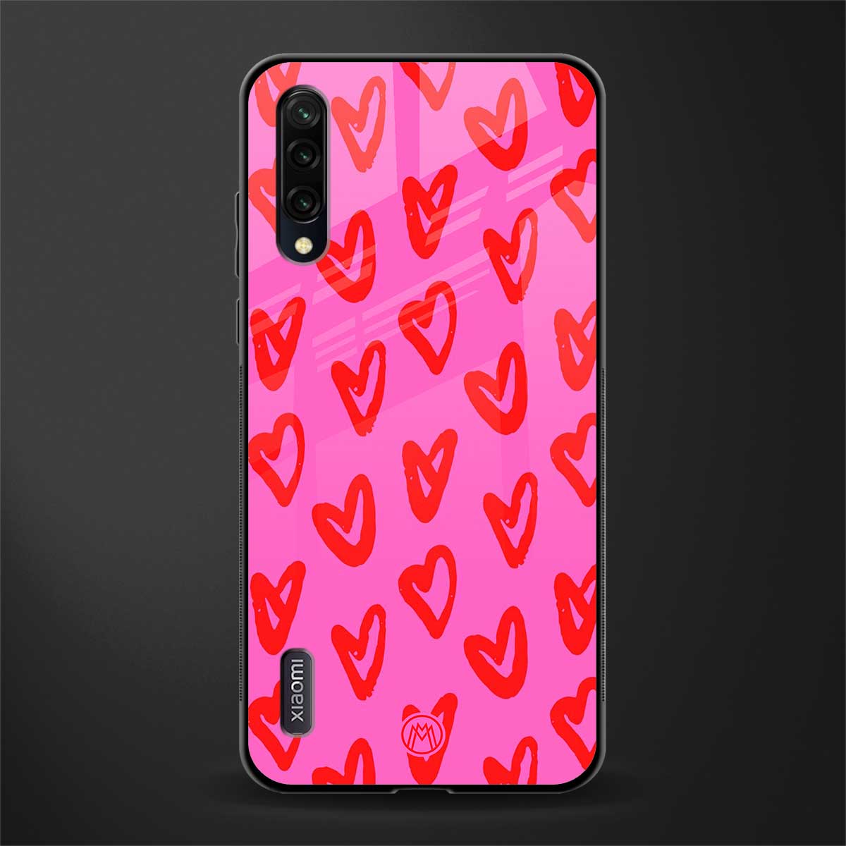 hot pink soul glass case for mi a3 redmi a3 image