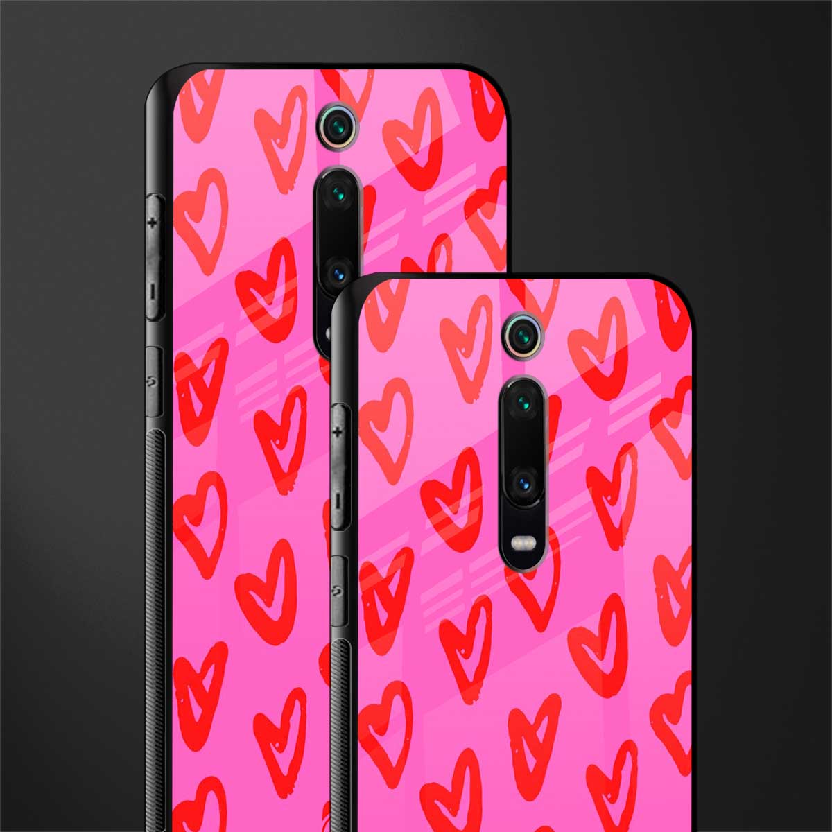 hot pink soul glass case for redmi k20 image-2