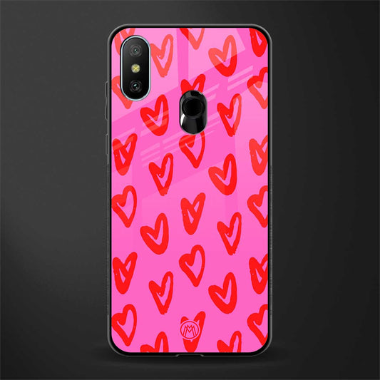 hot pink soul glass case for redmi 6 pro image
