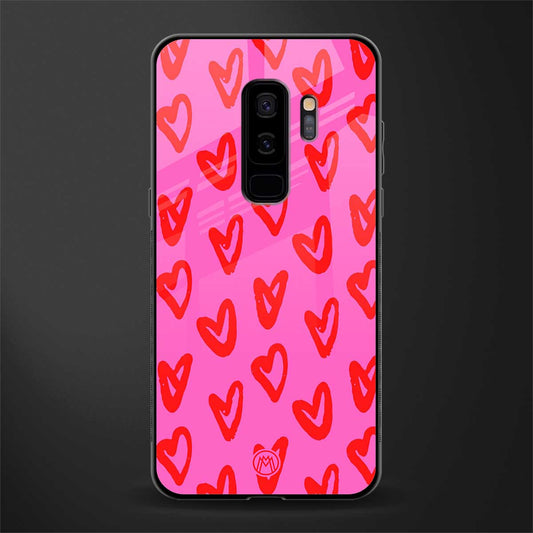 hot pink soul glass case for samsung galaxy s9 plus image