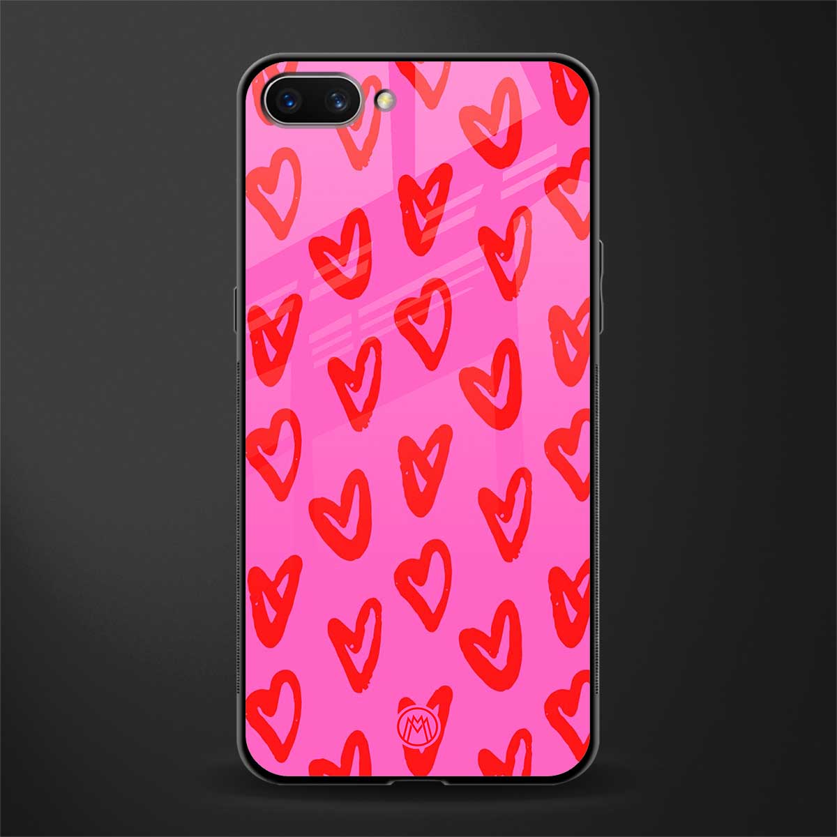 hot pink soul glass case for realme c1 image