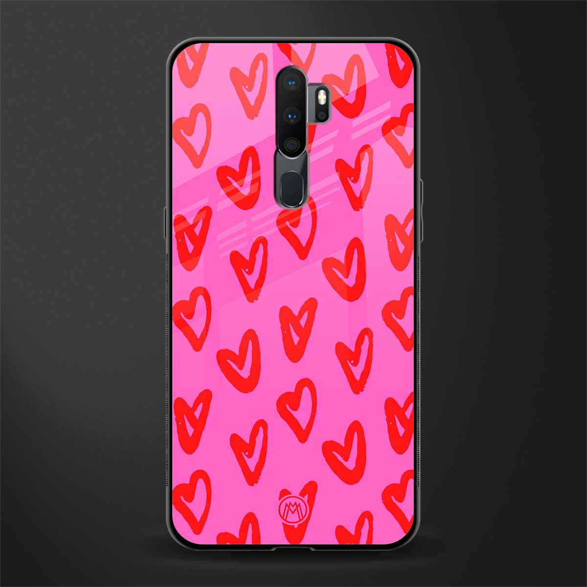 hot pink soul glass case for oppo a5 2020 image
