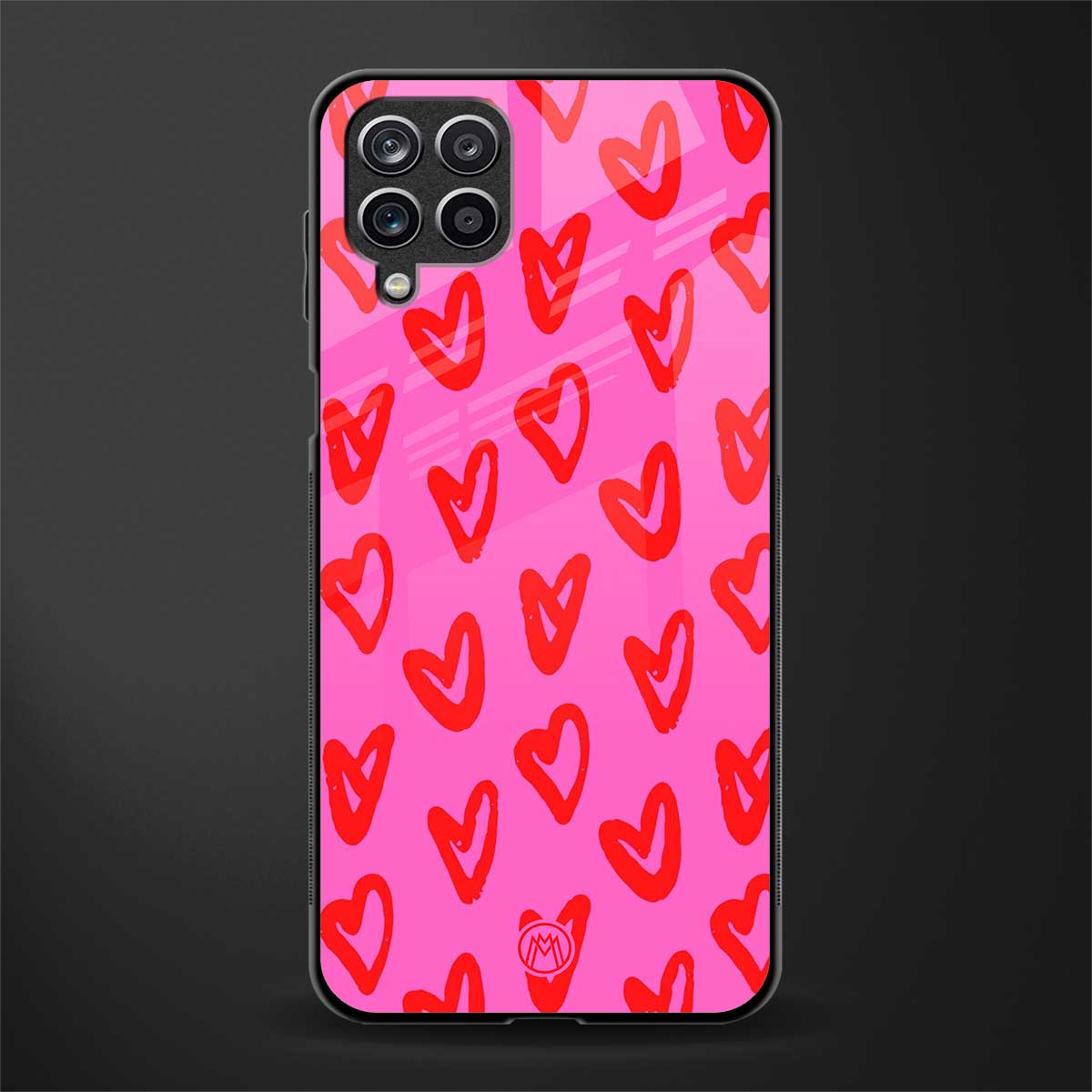 hot pink soul back phone cover | glass case for samsung galaxy a22 4g