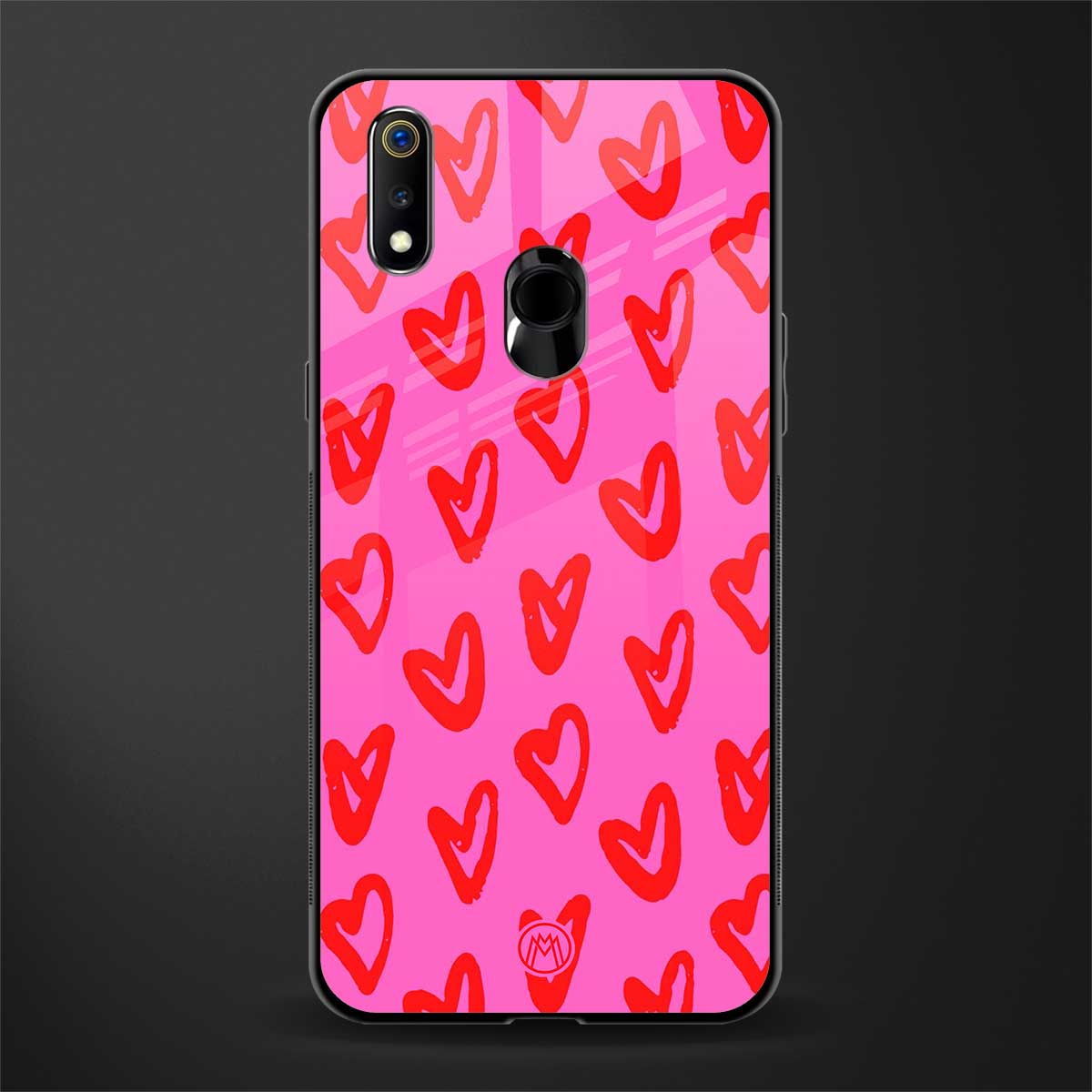 hot pink soul glass case for realme 3i image