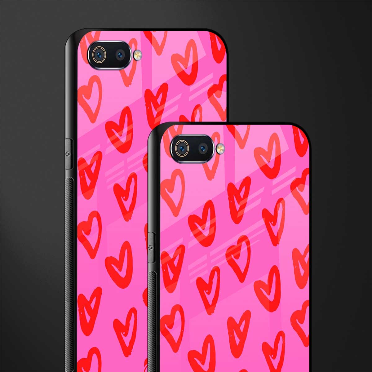 hot pink soul glass case for realme c2 image-2