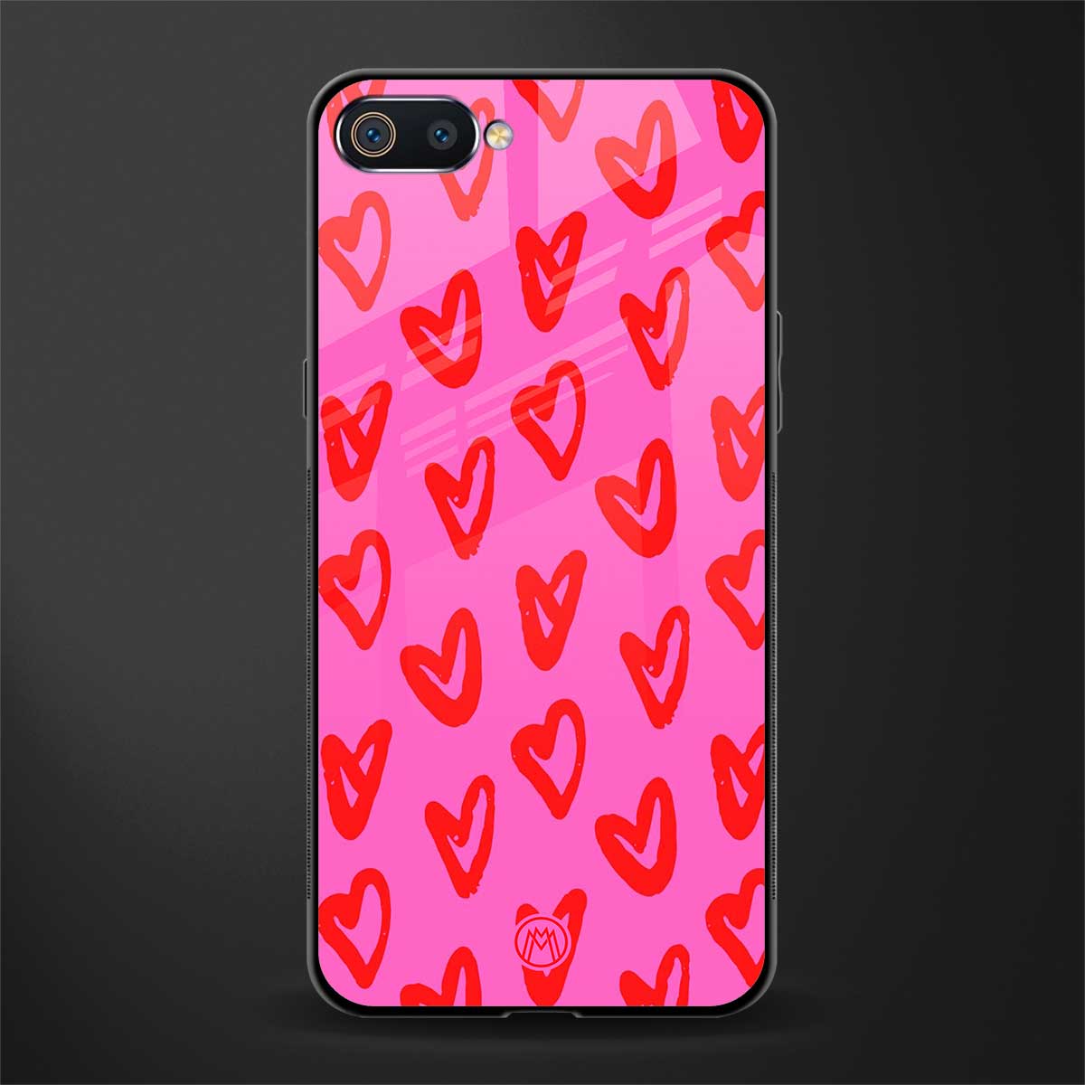 hot pink soul glass case for realme c2 image