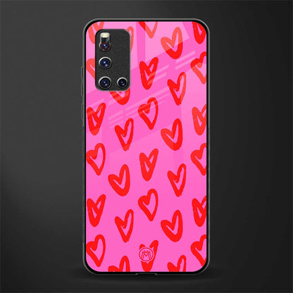 hot pink soul glass case for vivo v19 image