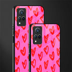 hot pink soul glass case for vivo v21 5g image-2