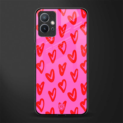 hot pink soul glass case for vivo y75 5g image