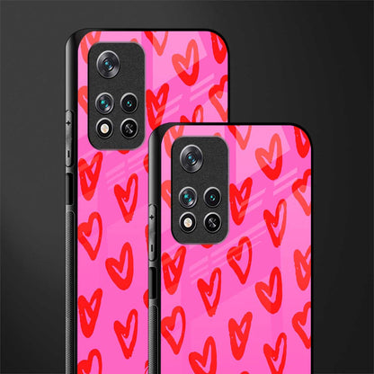hot pink soul glass case for poco m4 pro 5g image-2