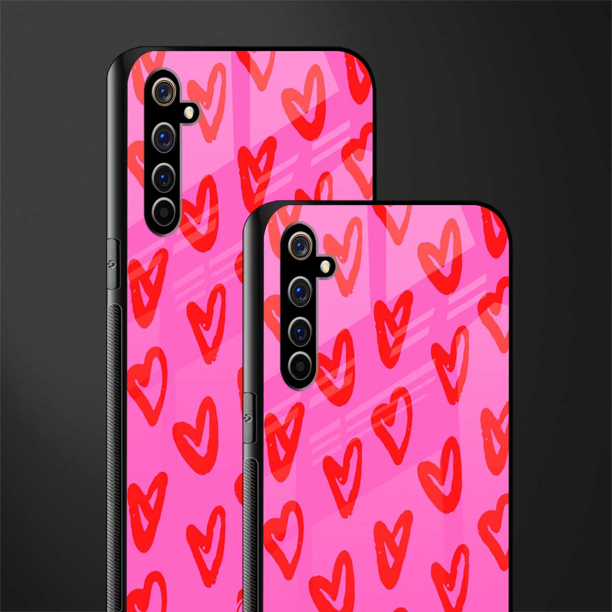 hot pink soul glass case for realme x50 pro image-2