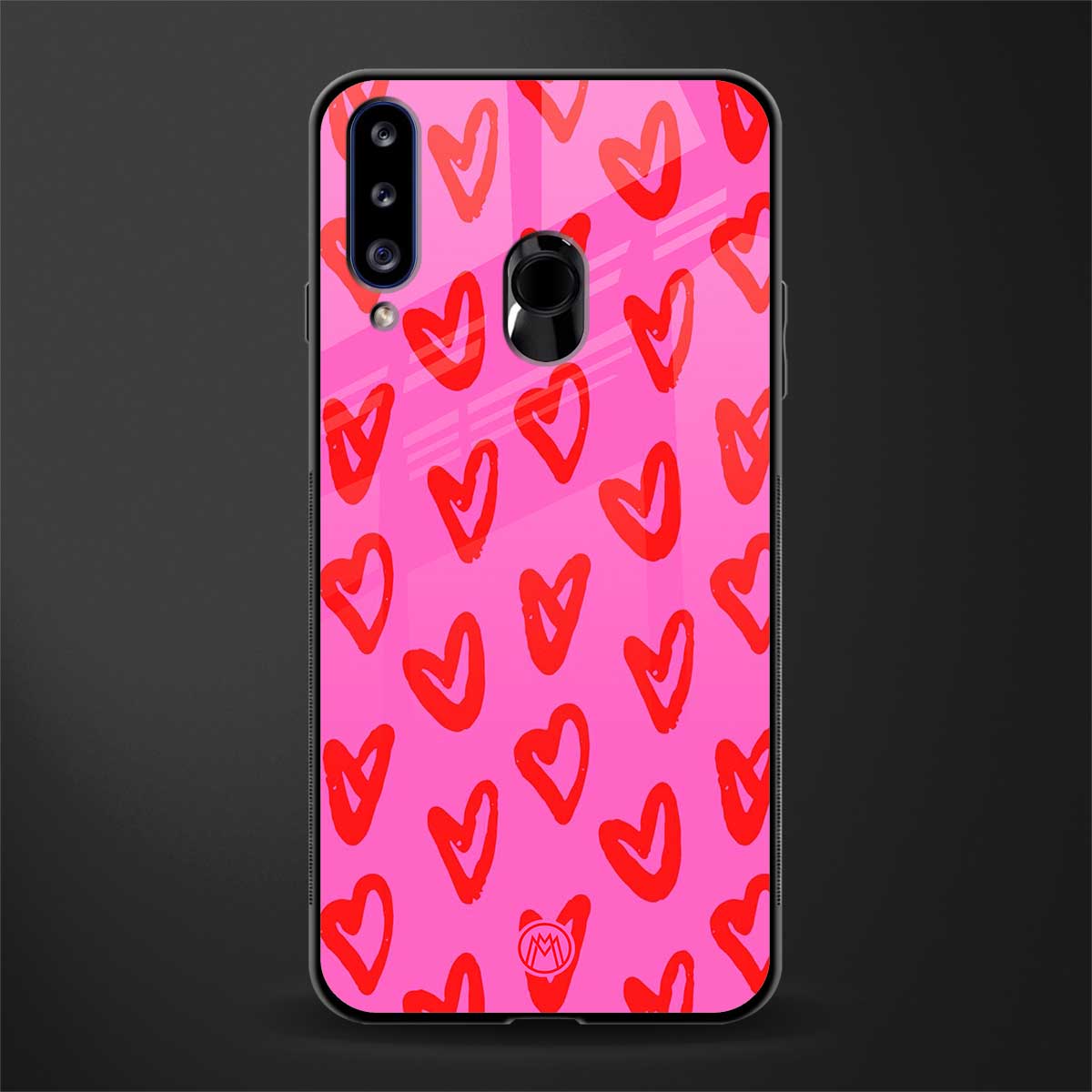 hot pink soul glass case for samsung galaxy a20s image