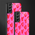 hot pink soul glass case for samsung galaxy s22 5g image-2
