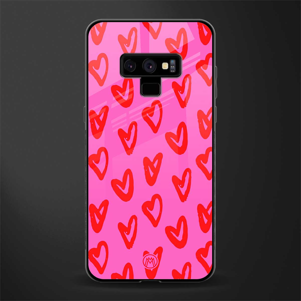 hot pink soul glass case for samsung galaxy note 9 image