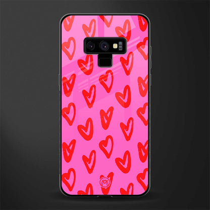 hot pink soul glass case for samsung galaxy note 9 image