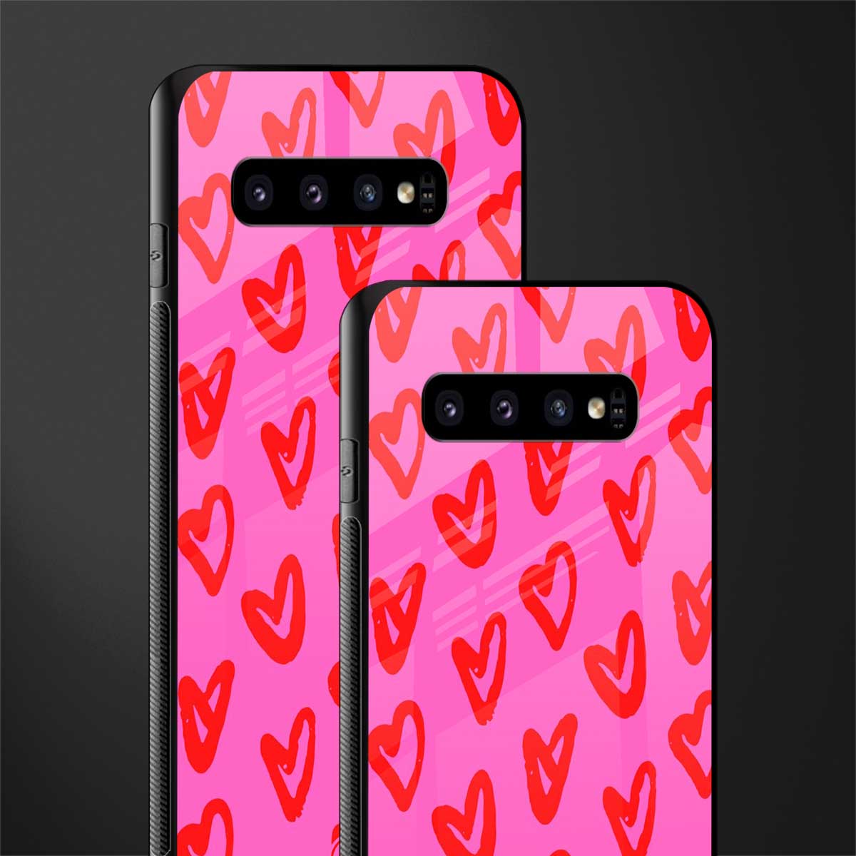 hot pink soul glass case for samsung galaxy s10 image-2