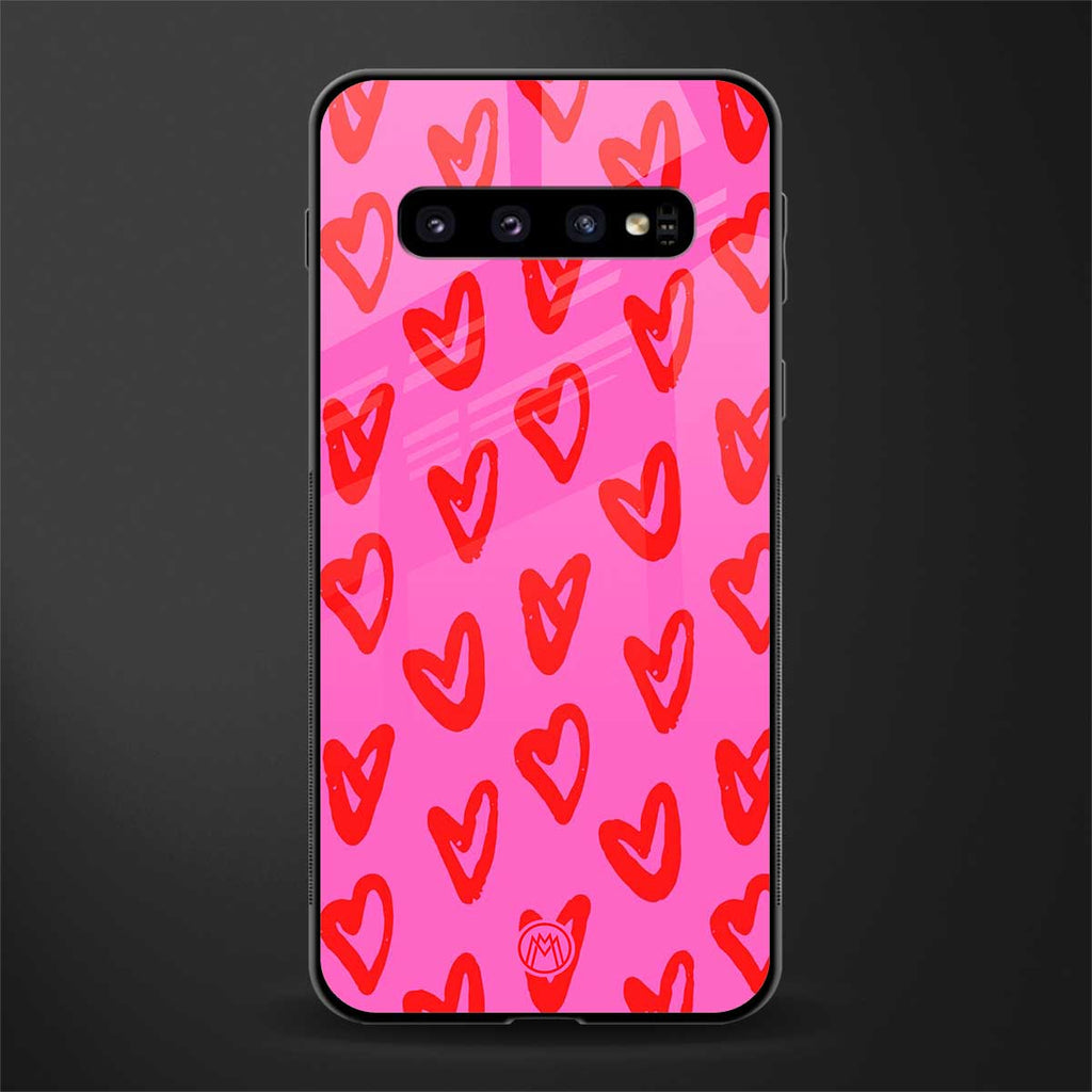 hot pink soul glass case for samsung galaxy s10 image