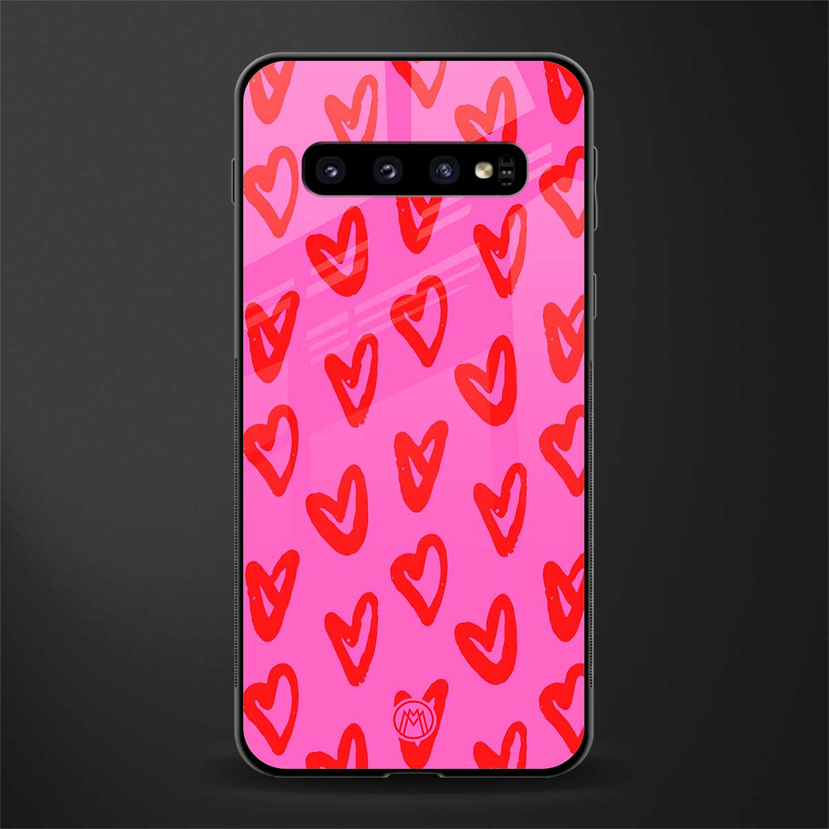 hot pink soul glass case for samsung galaxy s10 image