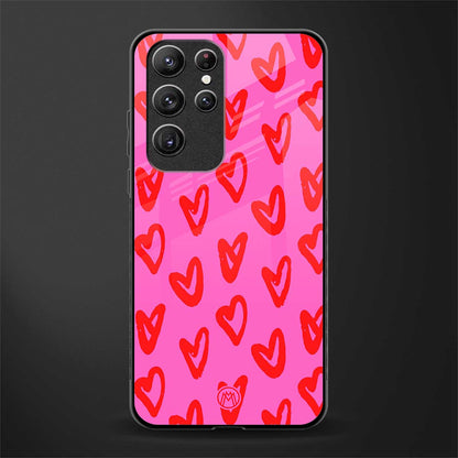 hot pink soul glass case for samsung galaxy s21 ultra image