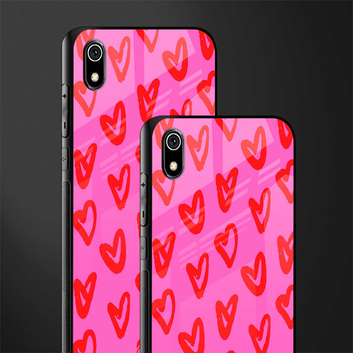 hot pink soul glass case for redmi 7a image-2